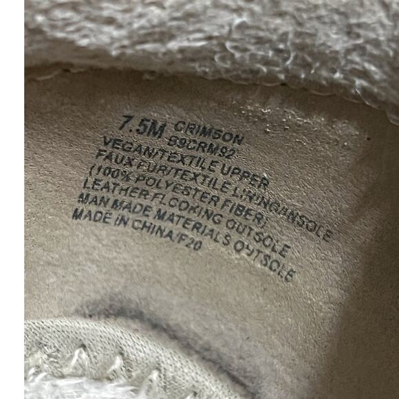 JBU by Jambu Crimson Memory Foam Red Buffalo Plaid Slip on Shoes Size 7.5M - Picture 7 of 10